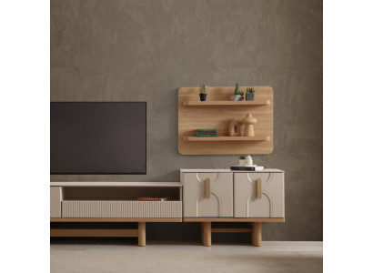 Moderner TV-Seitenschrank Holzbeiger TV-Schrank Luxuriöser Schrank