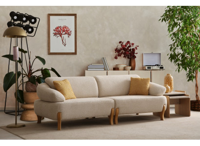 Stilvolle Wohnzimmer Möbel Polstercouch Konsole Couchtisch Tisch