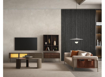 Modernes Wohnzimmer Set 3‑Sitzer Stoffsofa Möbel Couchtisch Konsole