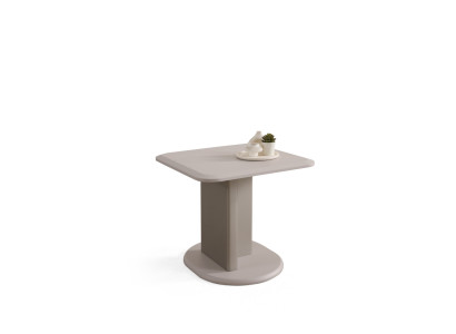 Beiger Designer-Beistelltisch Tisch für das Wohnzimmer Designertisch