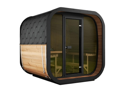 Premium Holz Outdoor Dampfbad Sauna Barrel für 4-6 Personen