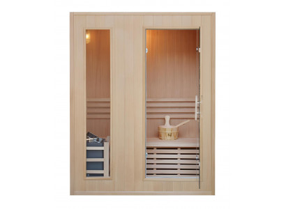 Umweltfreundliche traditionelle Dampfsauna aus Massivholz Sauna für zu Hause