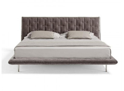 Braunes Schlafbett Stilvolles Textilbett Schlafzimmer Polsterbetten