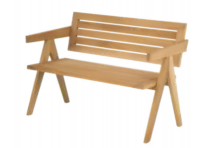 Sitzbank aus Kunststoff – Ideal für den Garten und Outdoor-Bereich.