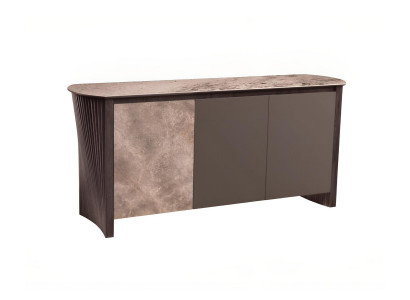 Heller Wohnzimmer Sideboard Edle Holzbeine Moderne Anrichte