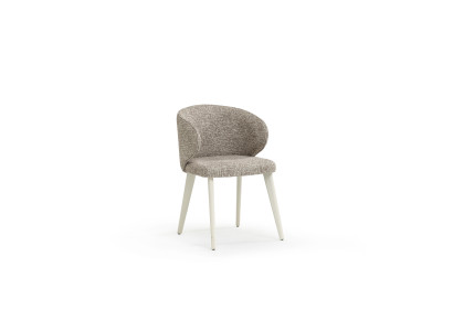 Eleganter Polsterstuhl mit komfortabler Sitzfläche und modernem Design