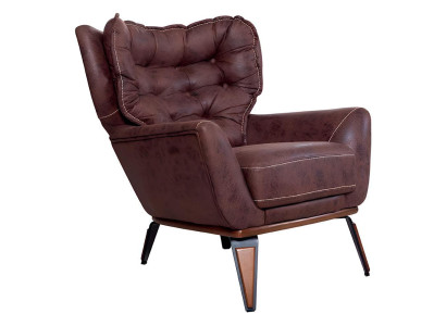Elegant Sessel komfortabel und stilvoll gestaltet.