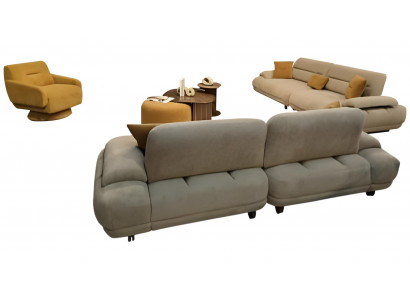 Stilvolle Couchgarnitur Moderner Viersitzer Designer Sessel Tische