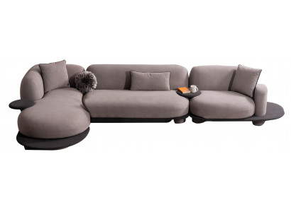 Luxuriöse L-Form Couch Designer Ecksofa Wohnzimmer Polstersofas