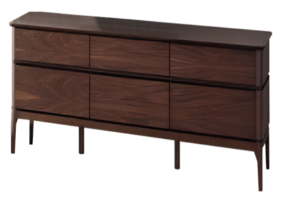 Elegantes Braunes Lowboard Modernes Design Funktionelle Möbel