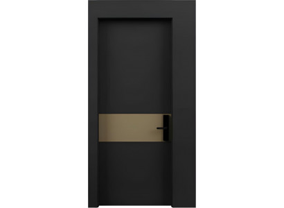 Schwarze Hoteltür Designer Innertüren Luxuriöse Edle Kompletttür