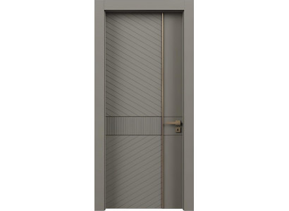 Graue Wohnungstür Stilvolle PVC-Türen Designer Hoteltüren Innentür
