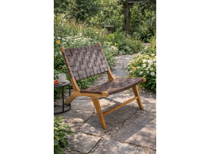 Moderner Gartenstuhl aus Holz  für zeitgemäße Interieurs