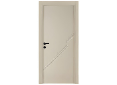 Beige PVC-Tür Designer Haustüren Stilvolle Wohnungstür Holztüren