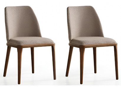 Set aus 2 komfortablen Stühlen mit elegantem, modernem Design