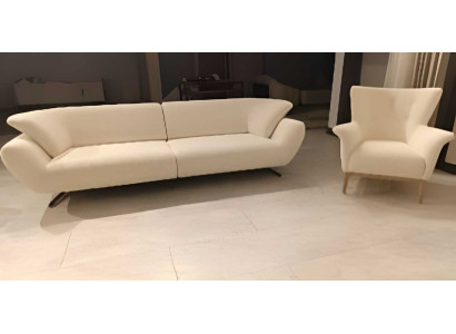 Elegante Wohnzimmer Polstergarnitur Designer Sessel Stilvoller 3-er