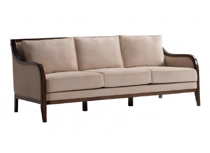 Komfortabler 3-Sitzer in warmem Beige – modern und elegant