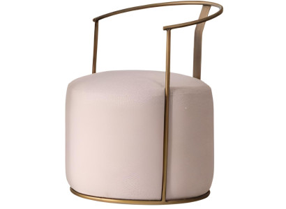 Eleganter Polsterstuhl Esszimmer Runder Sitzhocker Polsterstühle