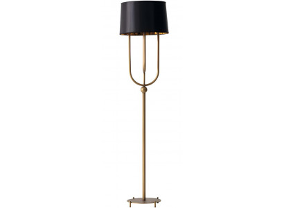 Stilvolle Schwarze Stehlampe Designer Wohnzimmer Lampenschirm Möbel