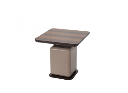 Brauner Quadratischer Beistelltisch Designer Kaffeetische Holztisch