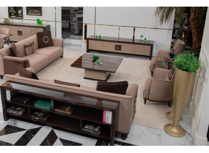 Brauner Holz Couchtisch Edle Wohnzimmer Couchtische Kaffeetische