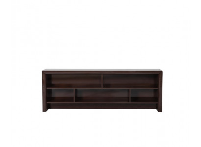 Moderner Brauner TV-Schrank Designer Holzregale Edle Ablagekommode