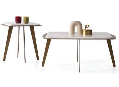Elegantes Couchtisch-Set Designer Marmor Beistelltisch Kaffeetisch