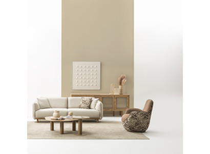 Modernes Wohnset: 4-Sitzer, Sessel, Couch- & Beistelltisch für Ihr Wohnzimmer
