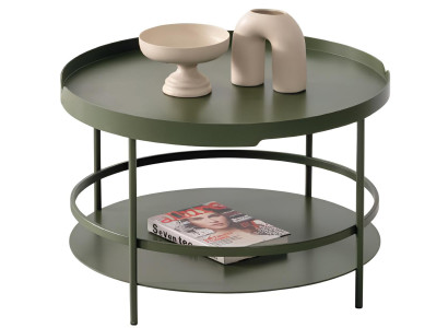 Grüner Wohnzimmer Couchtisch Ablagetisch Metalltisch Edle Möbel