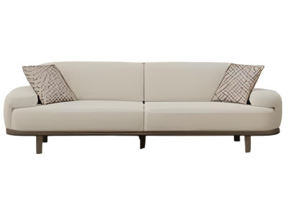 Beigefarbenes 3-Sitzer Sofa – Weiches Stoffsofa für Ihr Wohnzimmer