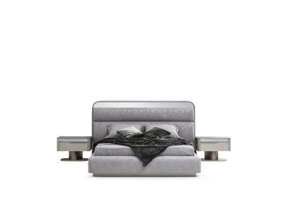 Elegantes Schlafzimmer-Set: Bett plus 2 praktische Nachttische