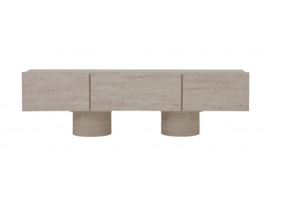 Holzbeige Sideboard Modernes Sideboard für das Wohnzimmer Designermöbel