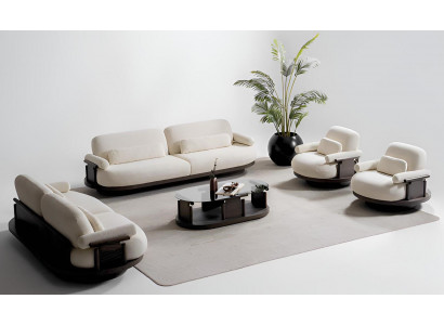 Luxuriöse Wohnzimmer Couchgarnitur Polstercouchen Luxus Sofas