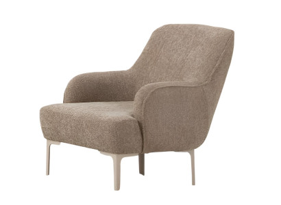 Beiger Stoffsessel – Weicher Sessel für Ihr Wohnzimmer als Designermöbel