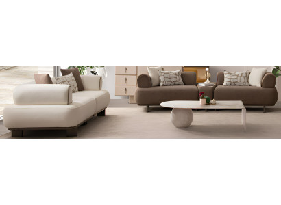 Designer Wohnzimmer Viersitzer Polster 3-Sitzer Luxuriöse Couchen
