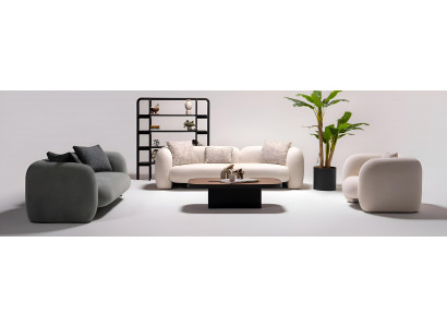Stilvolle Sofagarnitur Designer Couchen Luxuriöse Lehnsessel 3tlg