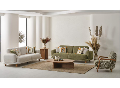 Elegantes Sofa-Set mit 2 Sofas und Sessel – Komfort und Stil Hochwertig Möbel