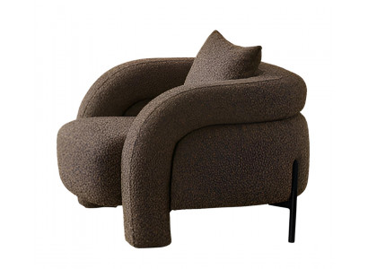 Brauner Sessel im modernen Design komfortabel und stilvoll