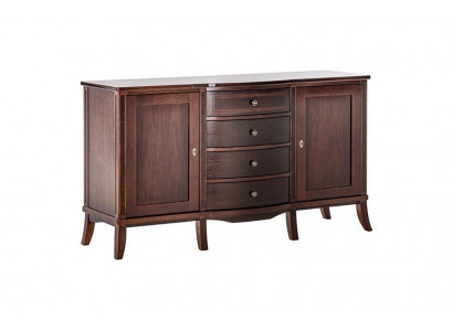 Klassisches Sideboard mit Schubladen und Türen aus hochwertigem Holz