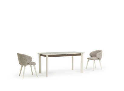 Elegantes 3-tlg. Esszimmer-Set – Esstisch und 2 Stühle für Ihr Zuhause