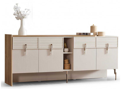 Sideboard mit funktionalen Fächern und modernem Design