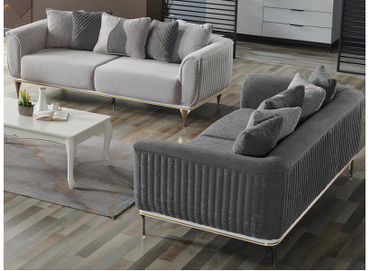Set aus zwei 3-Sitzer Sofas – Stilvoller Komfort für Ihr Zuhause