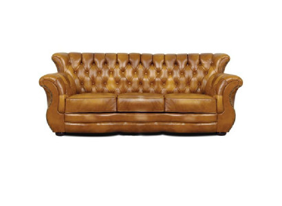 CHESTERFIELD OHRENSOFA 3+2+1 SOFAGARNITUR LEDERSOFA COUCH POLSTER SOFA GARNITUR