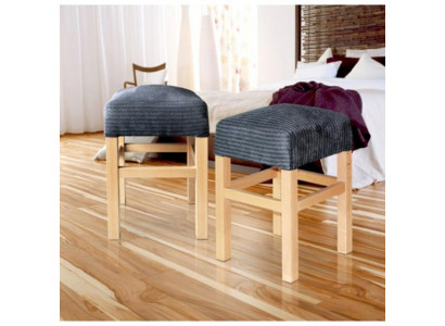 Hocker Stuhl Küchen Dielen Stuhl Stühle Bar Sessel Sitz Echtholz Naturholz MORIS