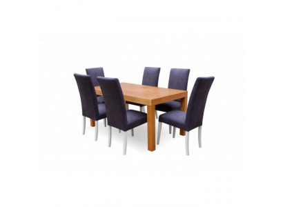 6x Stuhl Set Stühle Polster Garnitur Küchen Wohnzimmer Esszimmer Set Designer