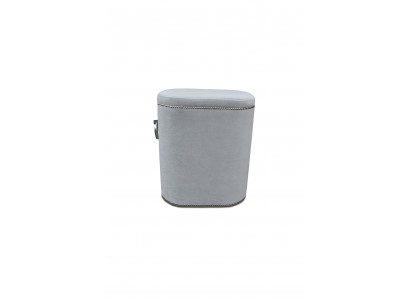 Fußhocker Ottomane Puff mit Klopfer Textil Hocker Polster Ottoman Pouf
