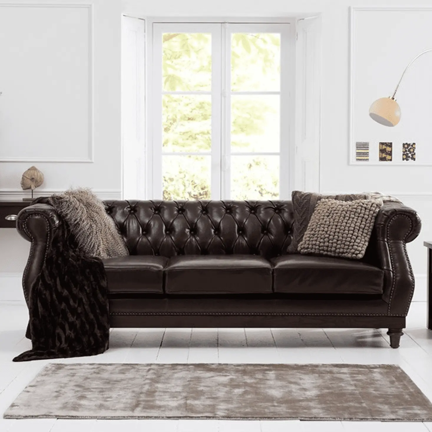 Canapé en microfibre durable