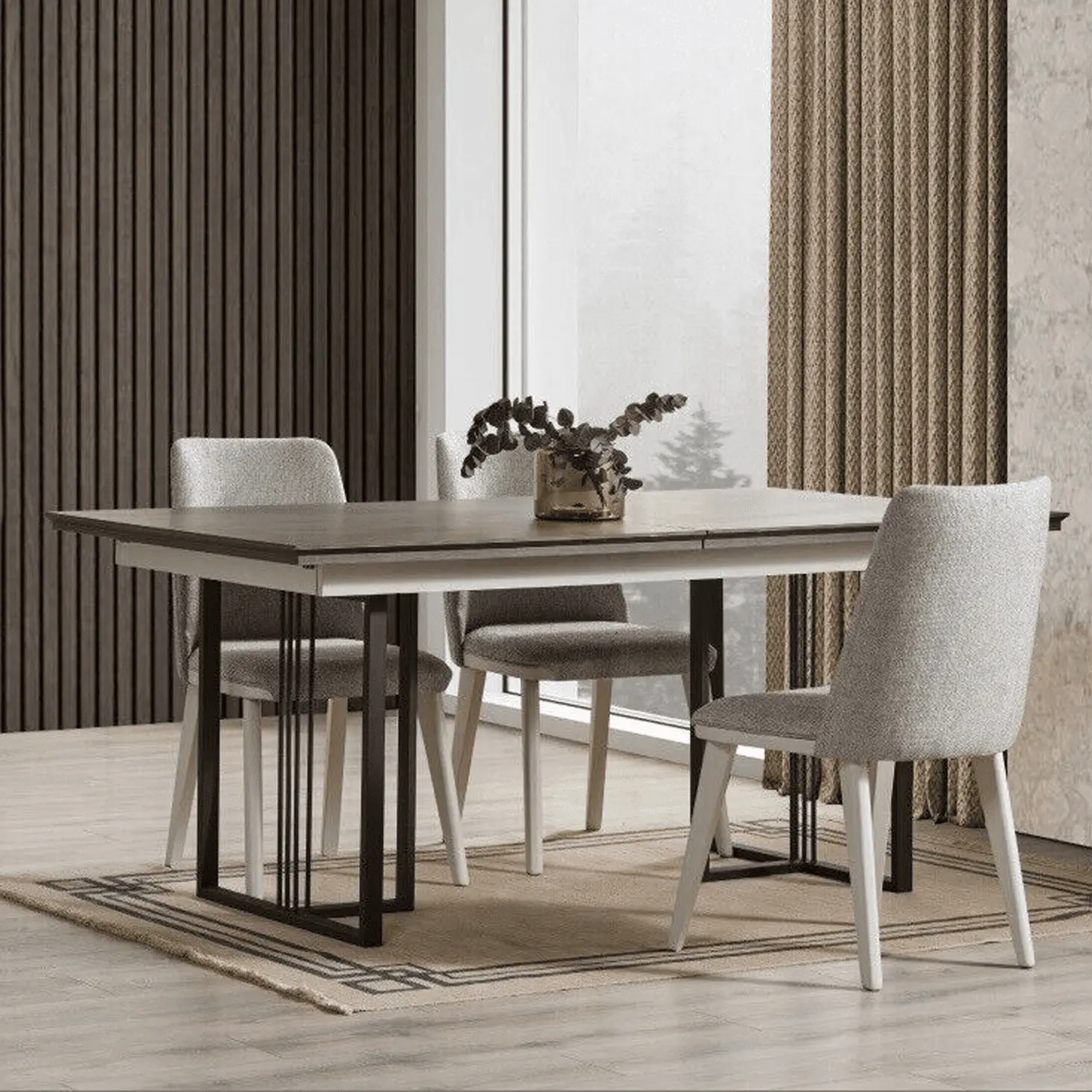 Tasse de café posée sur une table élégante