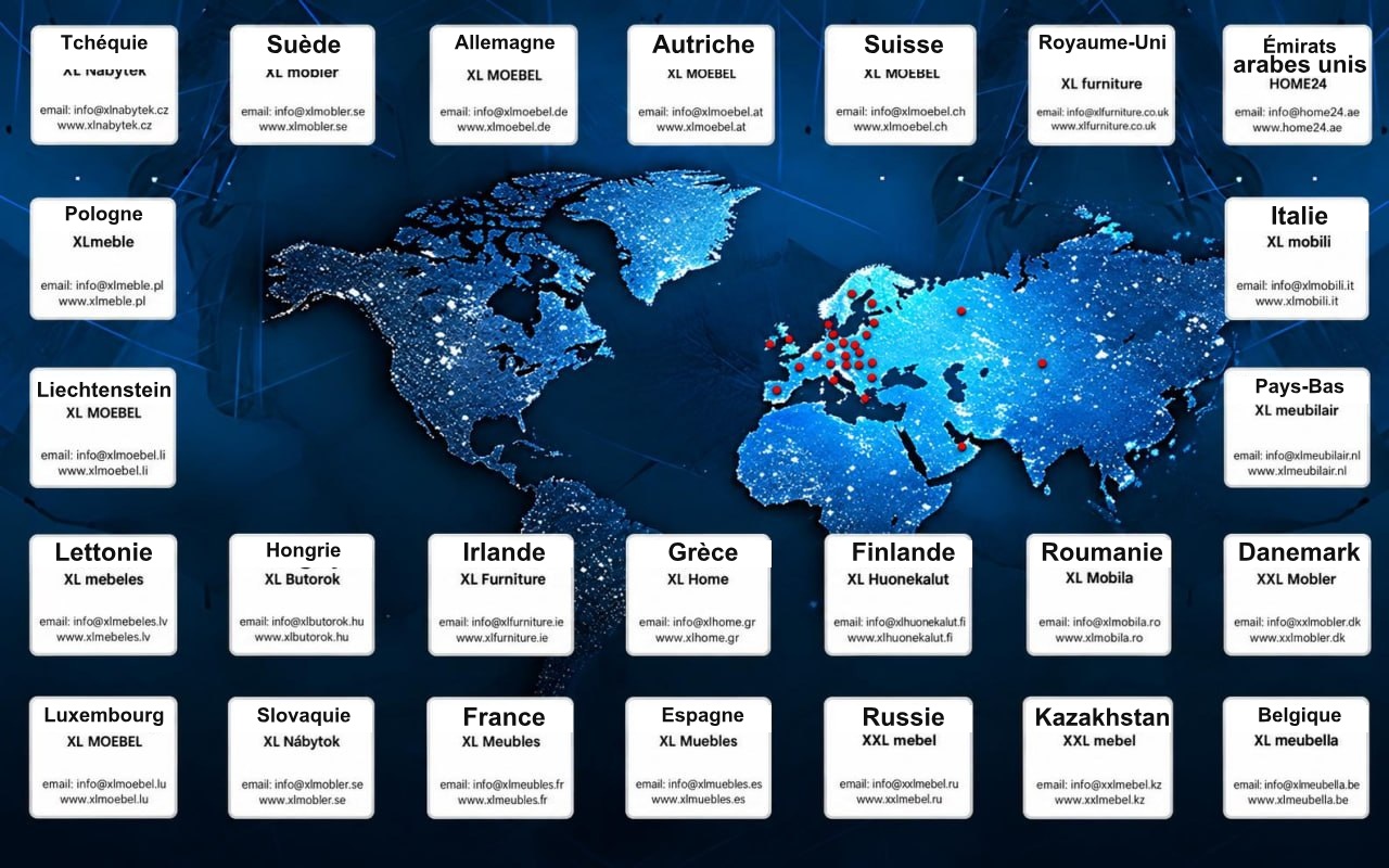 À votre service dans le monde entier